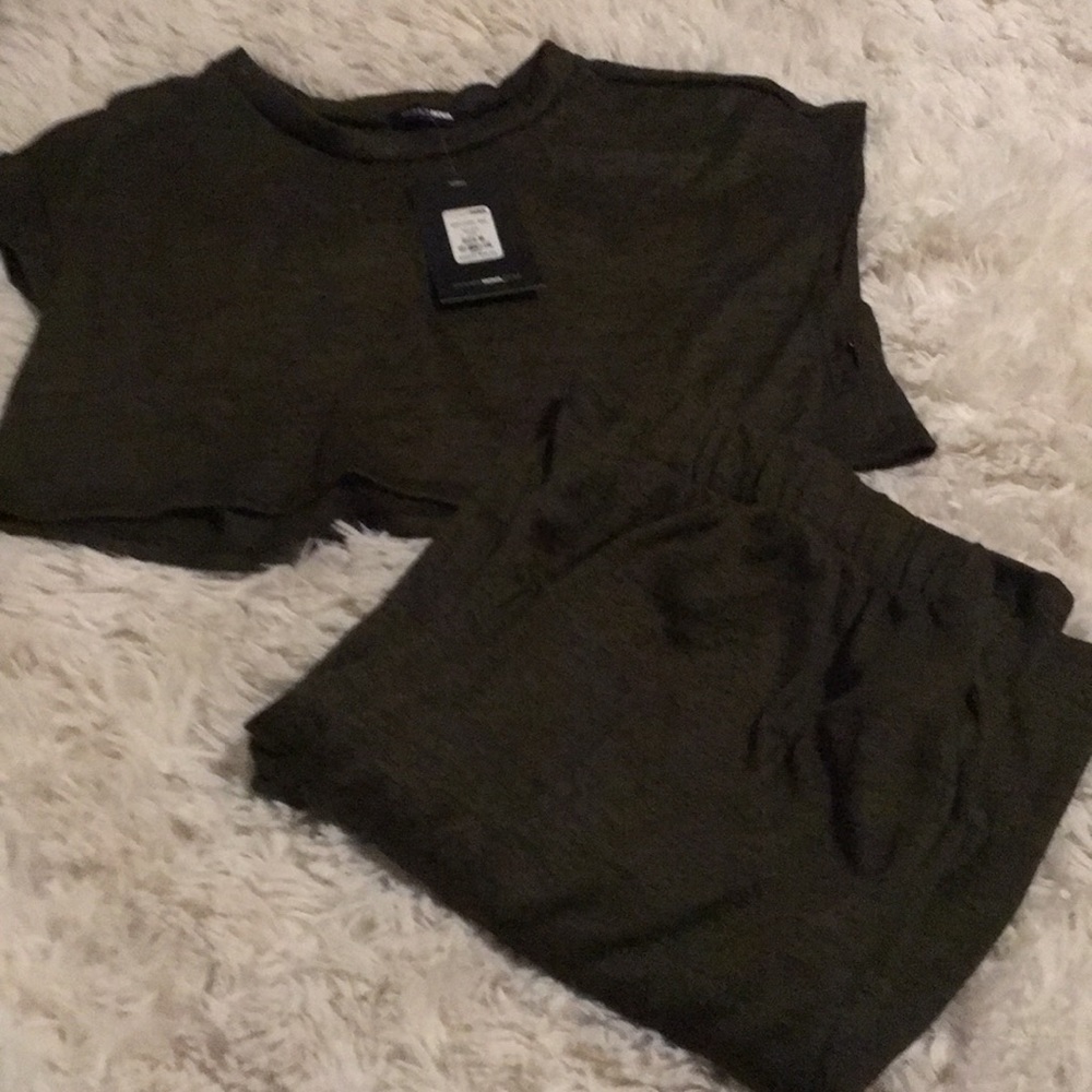 Brand new with tags Netflix and chill olive green